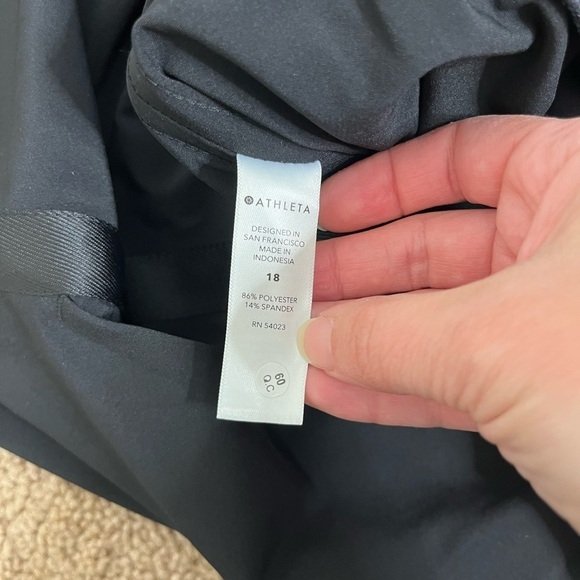 Athleta Nolita Wide Leg Pant Black Size 18 New with Tags - Picture 5 of 12